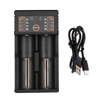 

LED display smart USB Battery Charger 18650 Power Bank NIMH NICD AA AAA charger Li-ion/IMR LiFePo4 18650 26650 battery charger