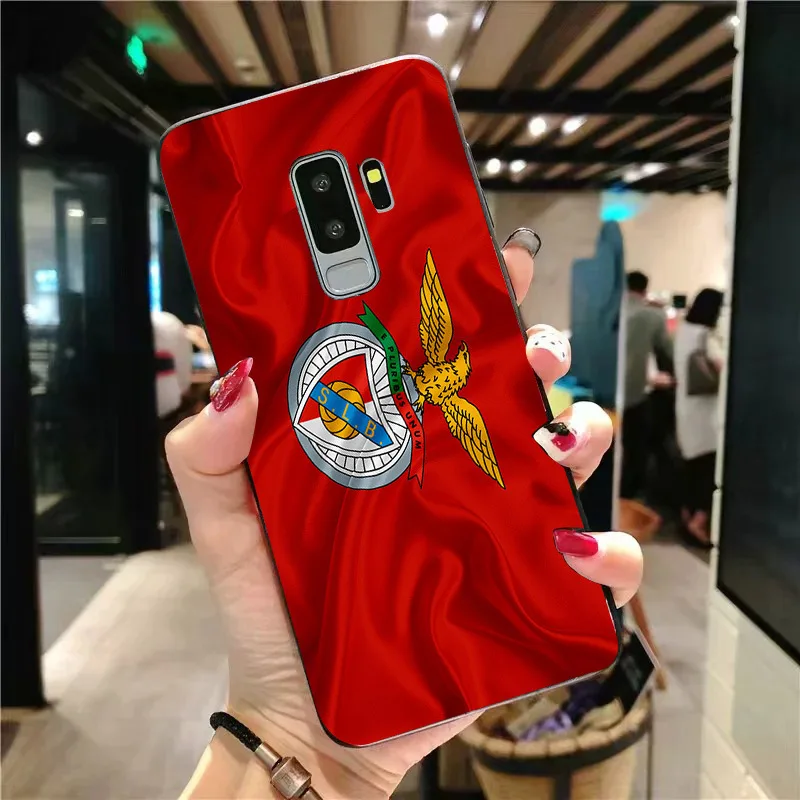 Чехол для телефона Benfica FC чехол для samsung Galaxy S10 S8 S7 Edge DIY черный мягкий TPU для A9 C10 C9 J7 Max Note 8 Note 9 S8 S10E