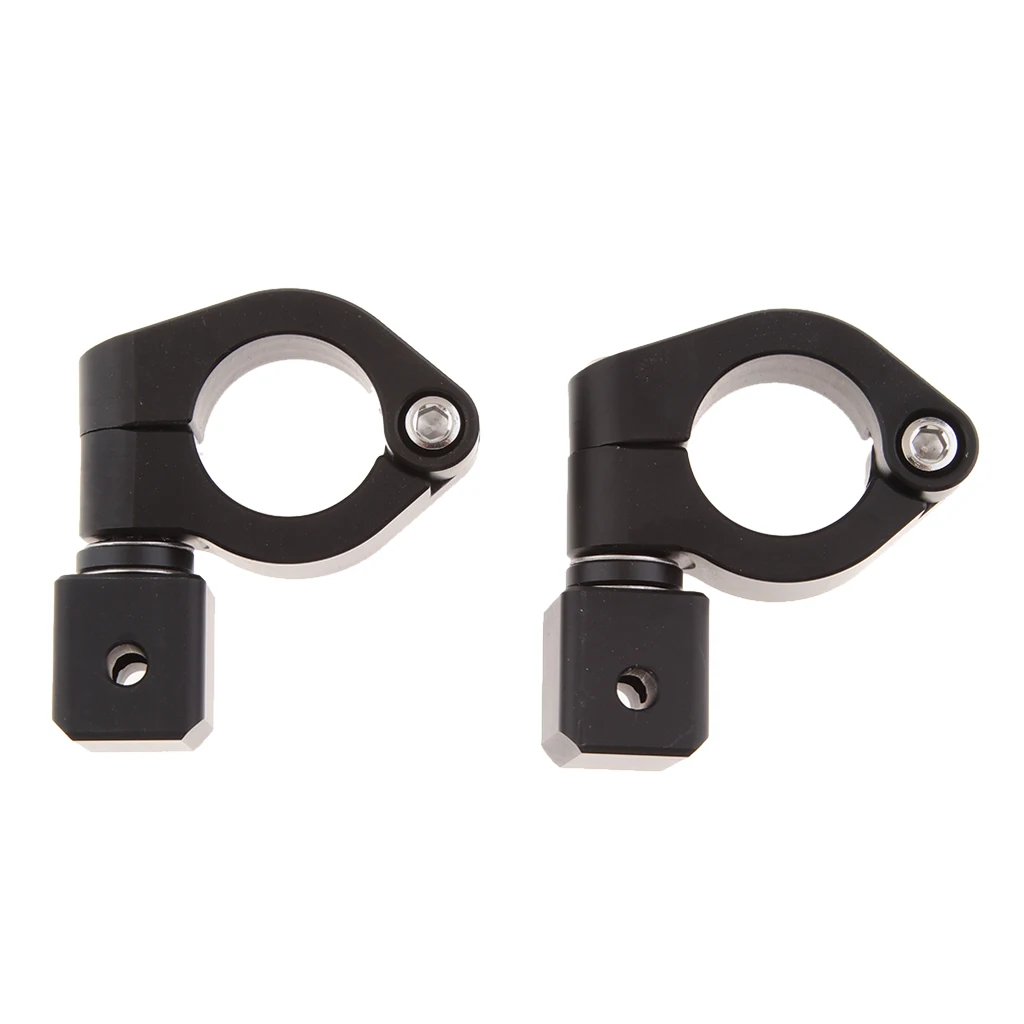 Matte Black LED Light Bar Mounting Bracket Kit Light Bar Clamp Mounting Kit  Suitable for Motorcycle Handlebars Crash Bars
