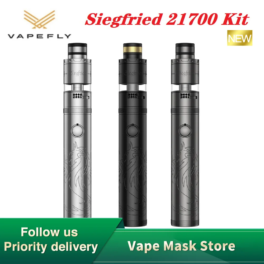 Новый вейп набор для электронной сигареты Vapefly siegжареный 21700 емкость 7 мл питание