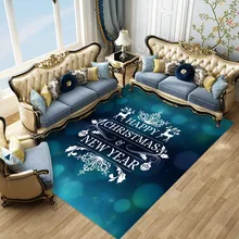 Merry Christmas коврики для входной двери с новогодним принтом Нескользящие коврики из полиэфирной ткани коврики для ванной комнаты абсорбент для кухни