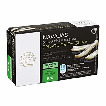 

Club del Gourmet - Navajas de las Rías gallegas en aceite de oliva