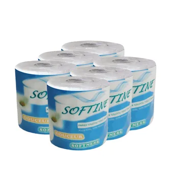 

4/6 Rolls Toilet Paper White Hollow Bulk Rolls Bathroom 3ply Thick Disposable Tissue Kitchen Soft Towel Papers Napkins Roll #LR4