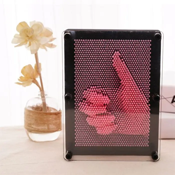 ГОРЯЧАЯ Детская забавная игрушка пластиковая 3D DIY модель антистресс клон отпечаток пальца иглы слизи рук Плесень Детские развивающие игрушки CUN 668