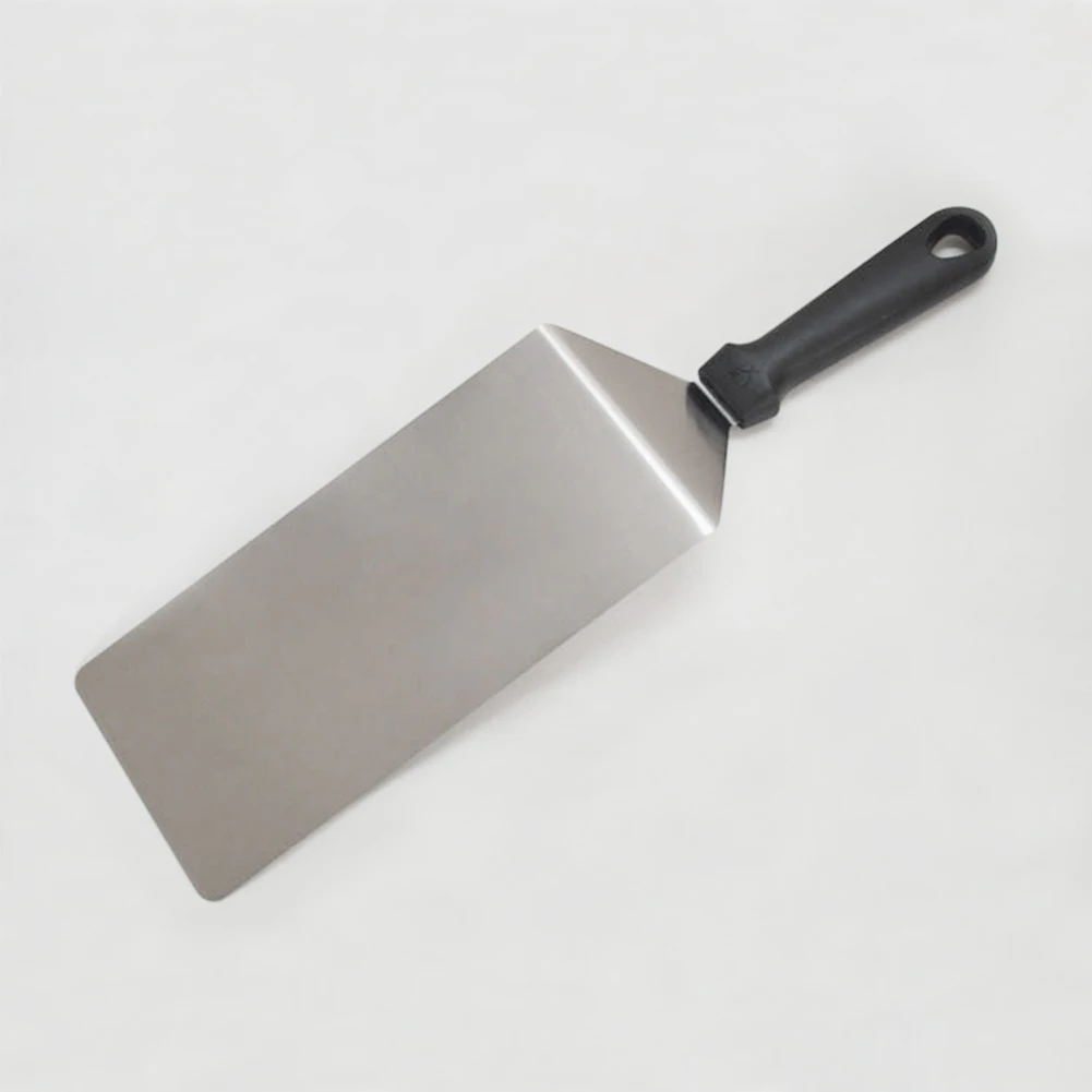 Pastry Tools Pizza Scraper Stainless Steel Kitchen Griddle Spatula Beefsteak Baking Pancake Flat Pie Cooking Wide For BBQ
