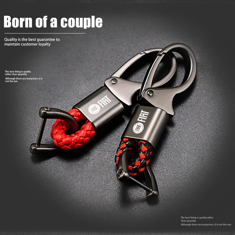 Car Key Accessories High Quality Metal Auto Keychain Ring For FIAT 500 Grande Punto Panda 500X Tipo Stilo Astra Bravo Freemont | Автомобили