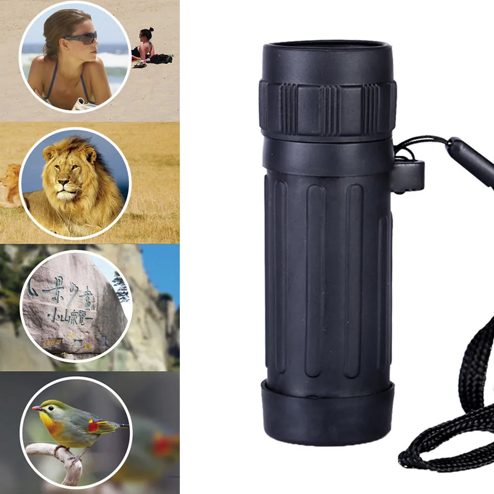 

HD Optical Monocular Low Night Vision Waterproof Mini Portable Zoomable Focus Telescope for Travel Hunting Scope #YL10