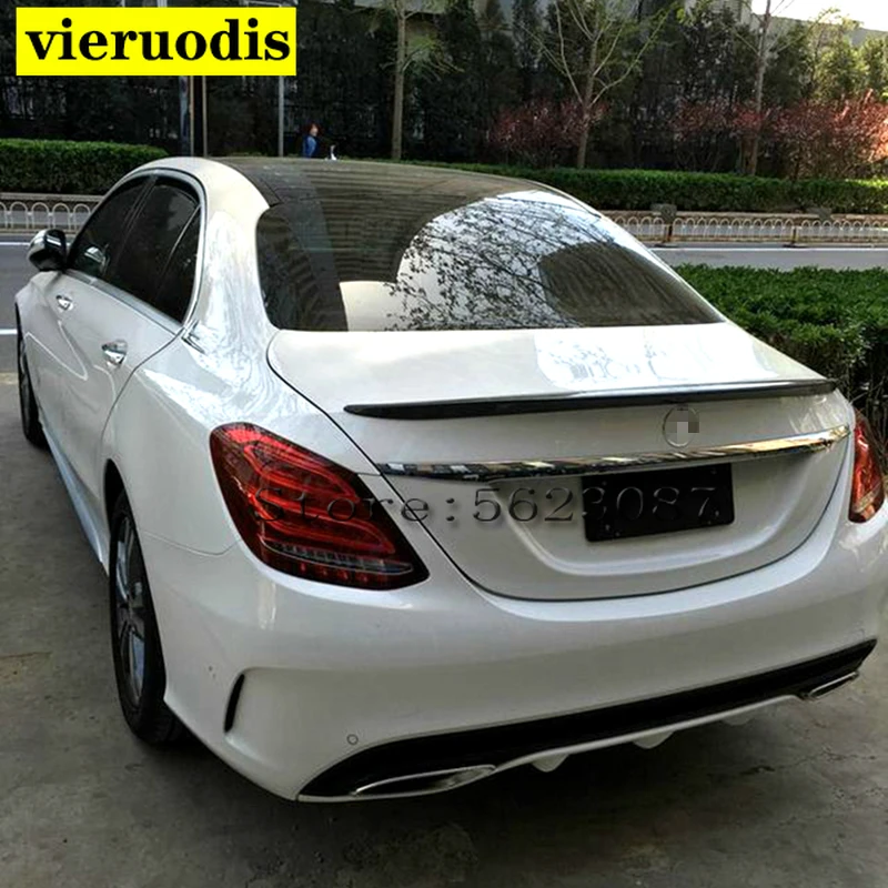 Спойлер для Mercedes Benz W205 2016-18 C180/C200/C230 C-class высококачественный цветной спойлер