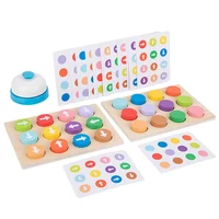 Montessori Color Arrow Direction Board Game Children Toys Wooden Sorter Parent-Child Interactive Thinking Training Puzzle Game 1