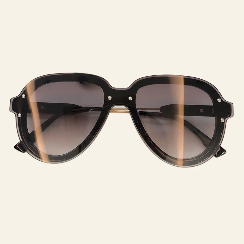 No1 Sunglasses Ретро Овальные Солнцезащитные очки женские винтажные брендовые дизайнерские градиентные солнцезащитные очки модные уличные оттенки женские с коробкой - Цвет линз: No1 Sunglasses