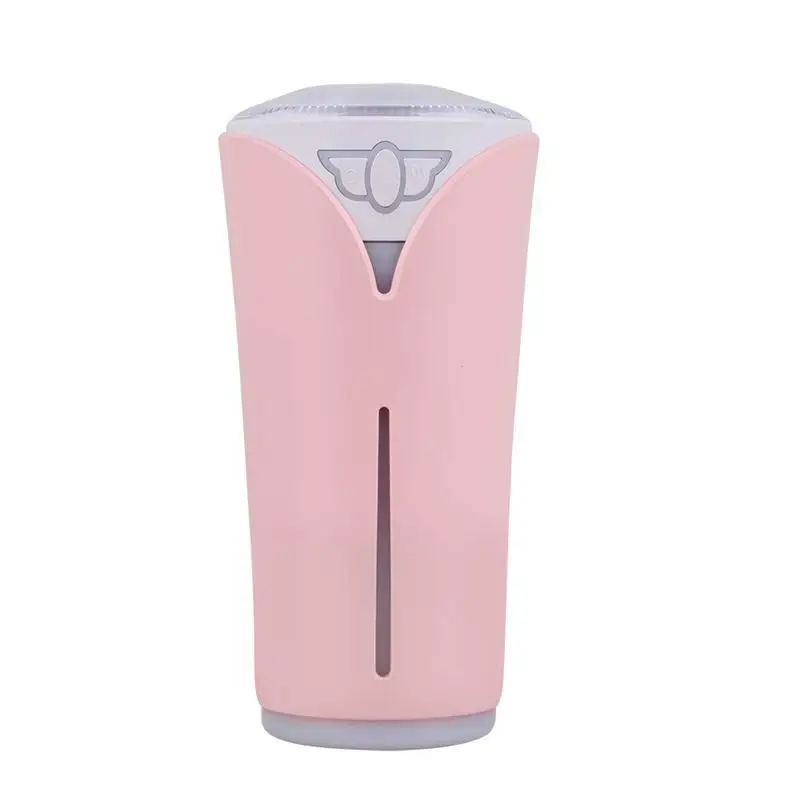 Pink Мини-увлажнитель, увлажнитель воздуха для автомобиля, USB увлажнитель прохладного тумана с светодиодный Ночной светильник изменение 8 цветов, 280 мл, 8 часов, автоматическое отключение f - Цвет: Pink