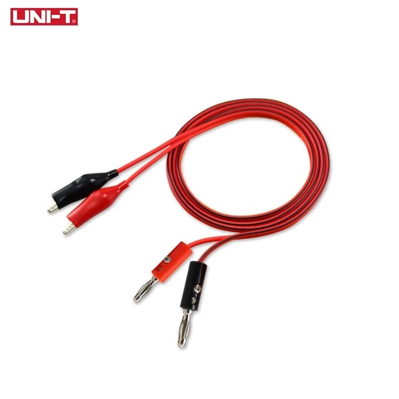 

1m Alligator Cilp to AV Banana Plug Test Leads Connector Dual Tester Probe Pince Crocodile Clip Electronique Multimeter DC Power