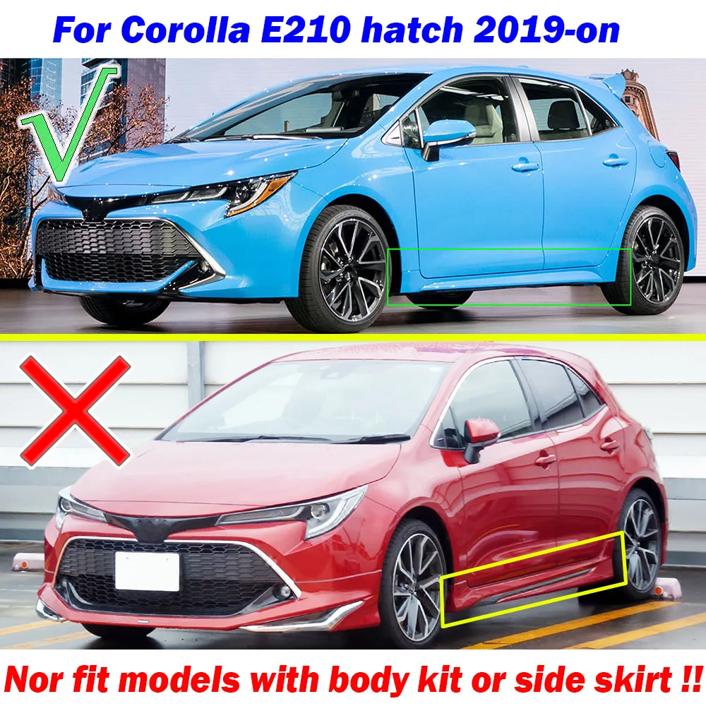 Литые Брызговики для Toyota Corolla E210 хэтчбек люк Брызговики передние и задние брызговики крыло