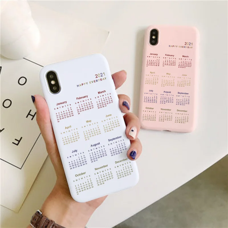 Чехол с календарем для телефона Samsung Galaxy A50 A51 A70 A71 S20 FE A21S A20e S9 S8 S10 S21 Plus Ultra S10e A31 A12 A40