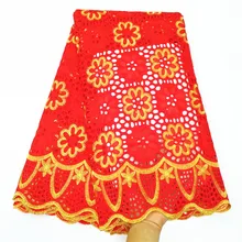 Африканская кружевная ткань с золотой вышивкой швейцарская вуаль кружевная хлопковая ткань хлопковое кружево «швейцарская вуаль» в switzenrland ткань из Дубая