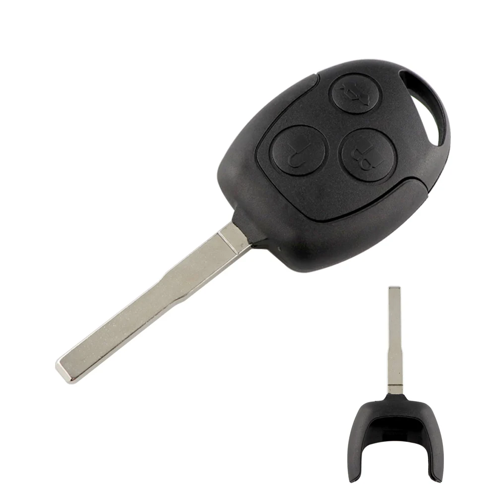 YIQIXIN 3 Button Remote Replacement Car Key Shell Case For Ford Mondeo Focus 2 3 Festiva Fiesta Transit Car Key With FO21 HU101