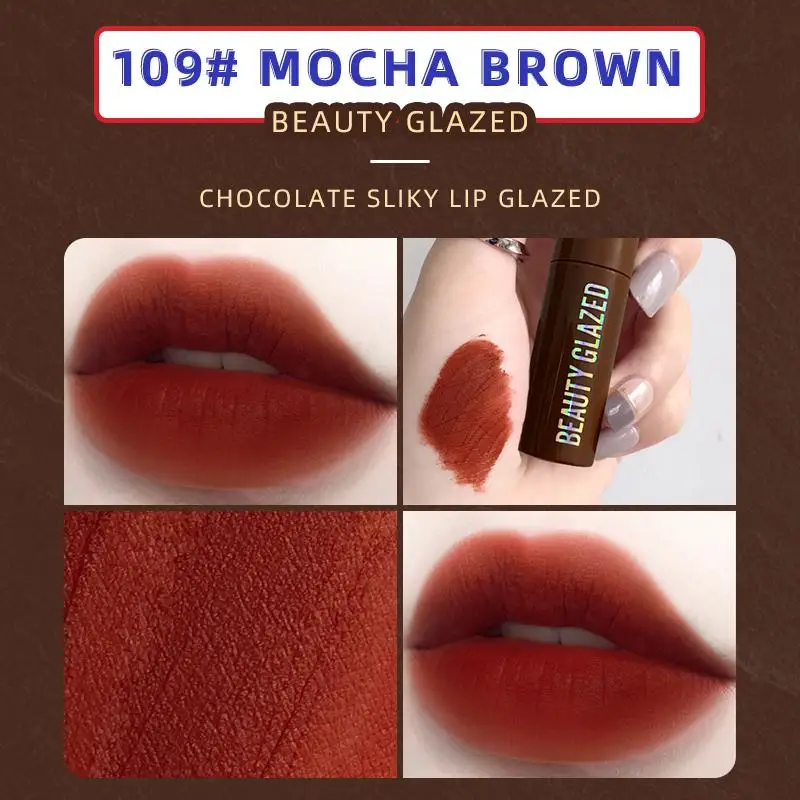 12 Color Sexy Long Lasting Velvet Matte Lip Gloss For Women