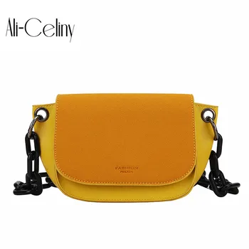 

Brand Originality Design Small bag 2019 new Korean fashion matte small square bag Joker simple thick chain shoulder bag