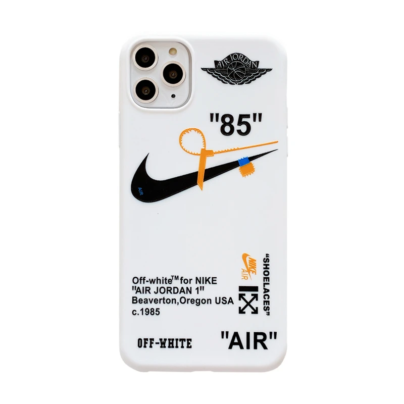 Модный фирменный мягкий чехол для мобильного телефона для Apple 6P 6SP 7P 8P X XR, чехол для iPhone 6 6S 7 8 XS Max 11 11Pro 11 Pro Max чехол - Цвет: White