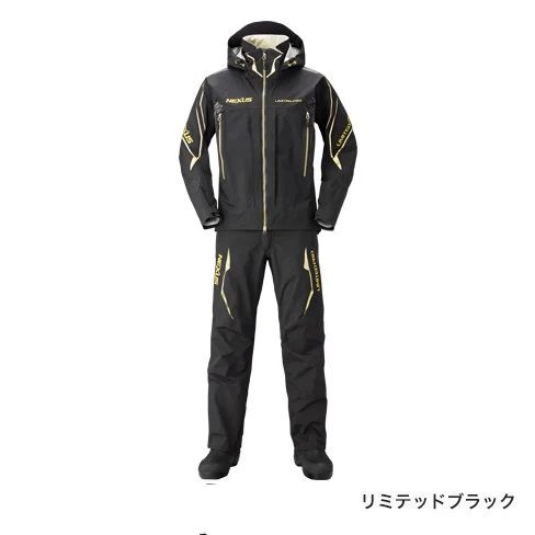 Черный New Waterproof Fishing clothing Set Long sleeve GORE-TEX PACKLITE 123R Spring Quick Drying Outdoors Breathable Fishing Coat - Цвет: Черный