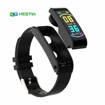 

Bluetooth Headset Earphone Talk Smart band Bracelet heart rate monitor Sports Smart Watch Passometer Fitness Tracker Wristband