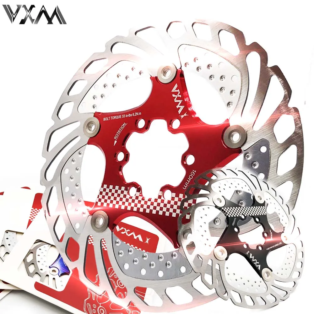 

VXM Brake Disc Pads 140/160/180/203mm Bike Brake Rotors MTB Cooling Float Disc Brake Bicycle Accessories Float Brake Disc Pads