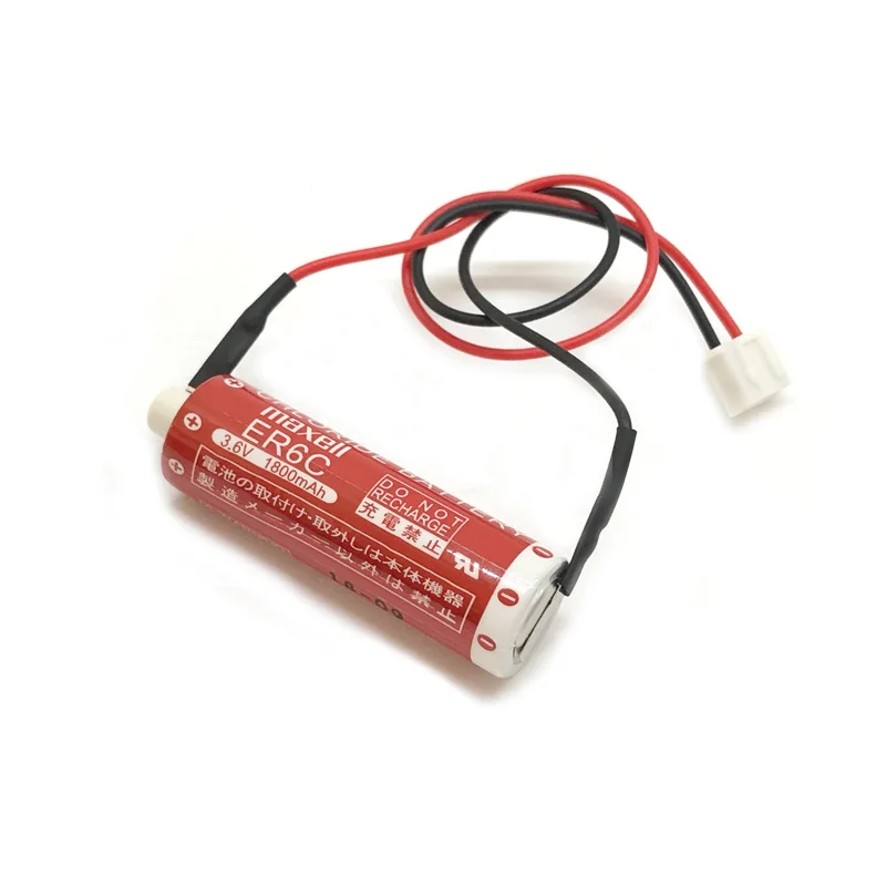 4 шт./лот оригинальная новая версия Maxell AA 14500 ER6C 3,6 V 1800mah литиевая батарея батареи для ПЛК-устройств с белой вилкой