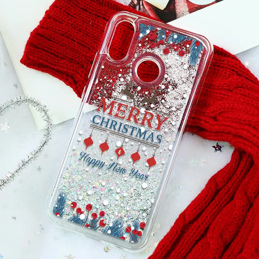 sd2zlax Чехол из ТПУ с блестящим рождественским оленем для Xiao mi Red mi Note K20 7 6 5 Pro Plus mi A1 5X A2 6X8 Lite SE 9 9T F1 mi x 2s чехол s - Цвет: sd2zlax