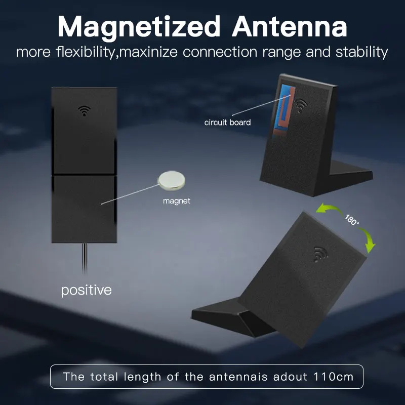 sem fio wifi adaptador 2.4g 5g 6ghz