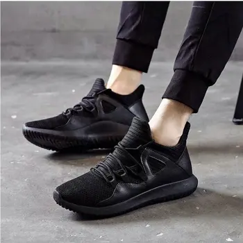 

Light Weight Running Shoes For Men 2019 Spring Autumn Black Comfortable Anti Slip Male Shoes Outdoor Walking Sneakers Men C32-74