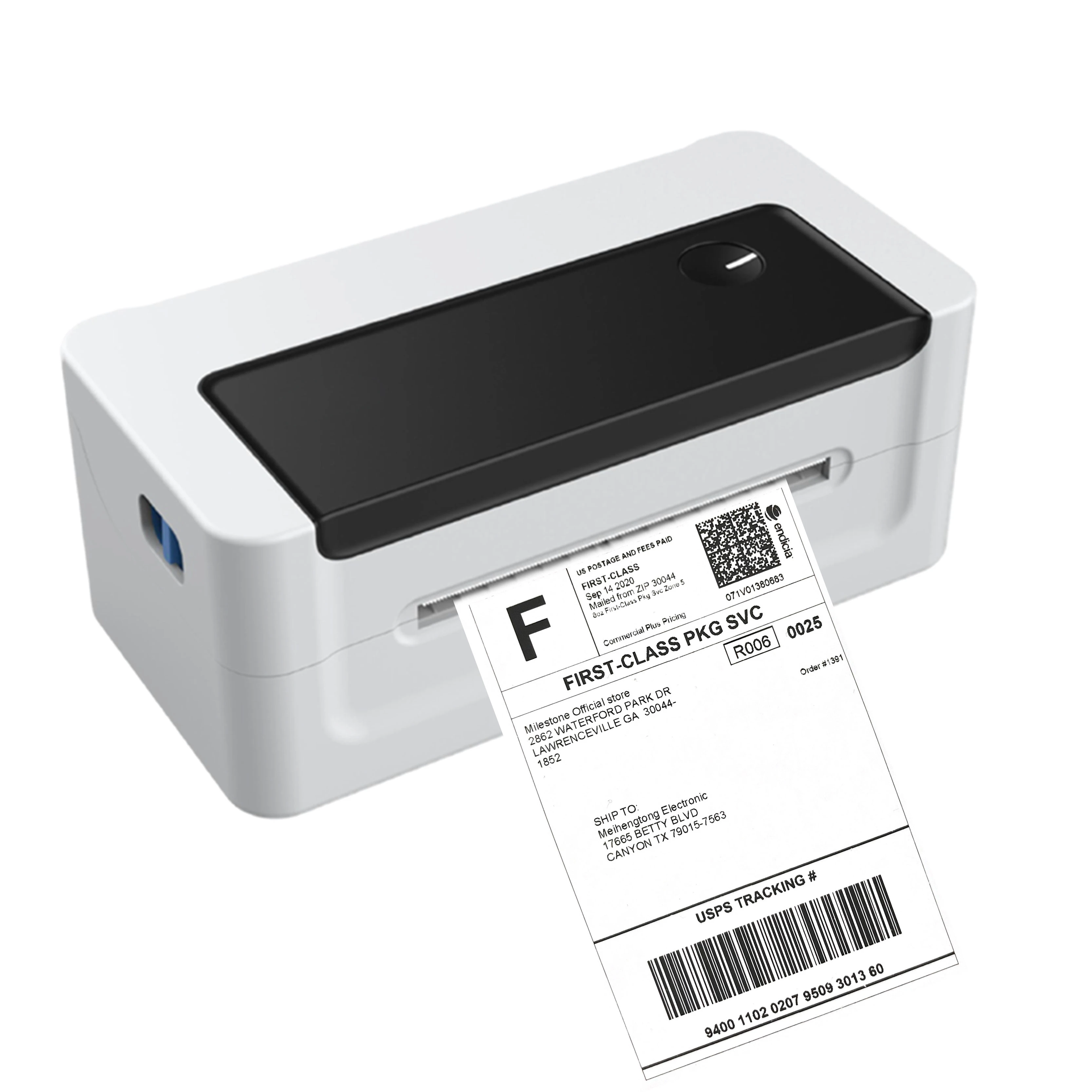 MHT-L1081 Thermal Label Printer Barcode Printer Support 25mm-108mm Label  Shipping printe Express Waybill ePacket QR Code