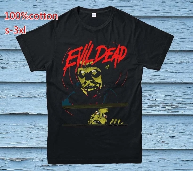 Мужская футболка с изображением злых мертвецов книги | одежда