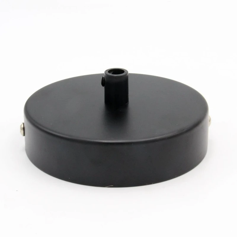 Black ceiling rose