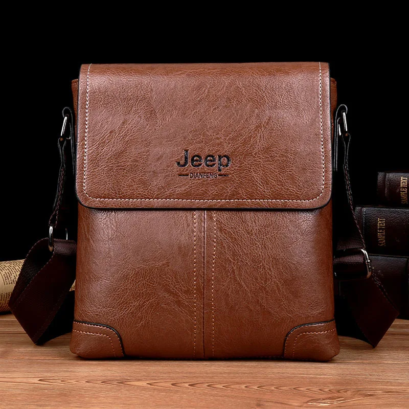 

New Style Casual Men Bag Solid Color Simple Fashion Car Suture Shoulder Cross-body Men's Bag Hair