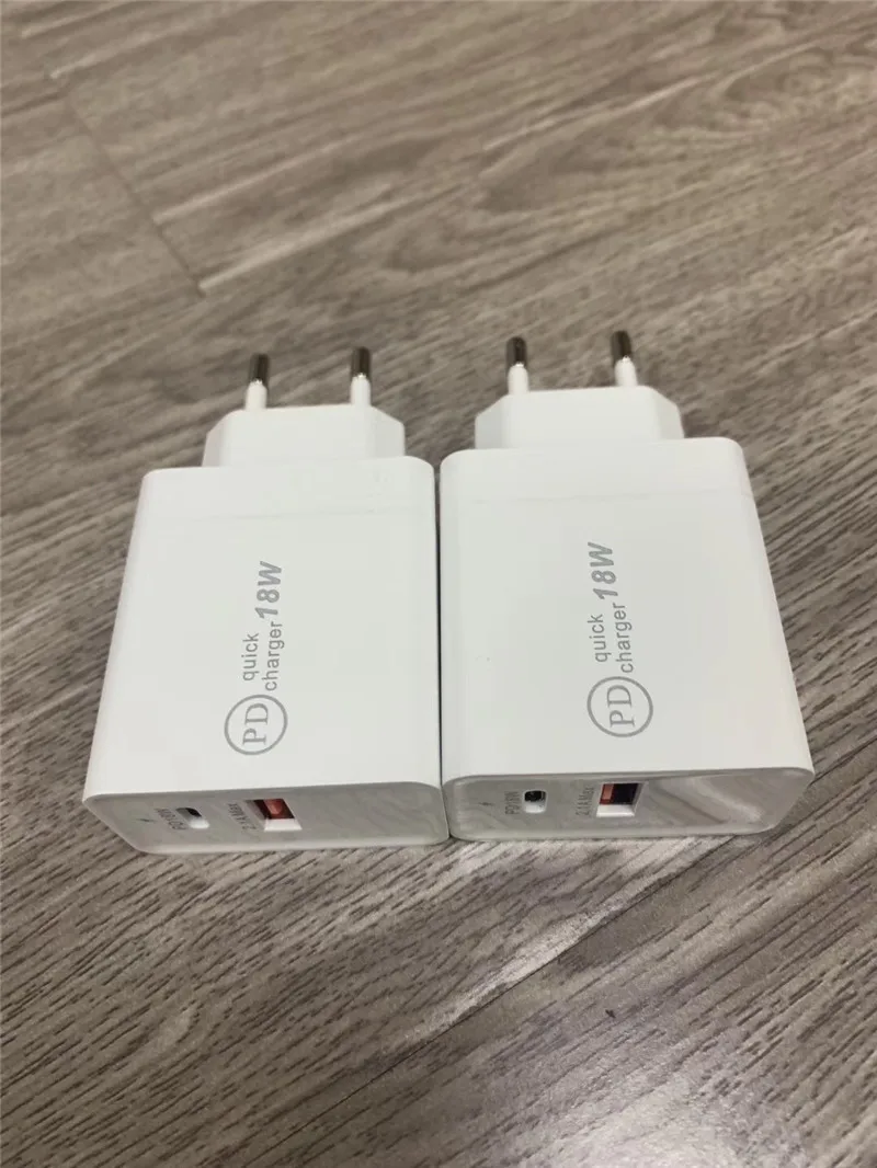 USB зарядное устройство EU US UK AU Plug USB PD+ QC 3,0 быстрое зарядное устройство два порта питания адаптер питания переменного тока для путешествий для телефона/планшета