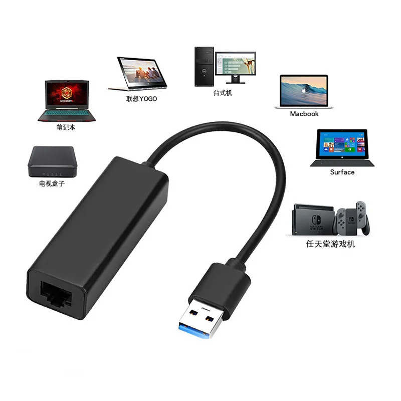 Usb3 0 Interface Rj45 100 Mb Network Card Switch Wired Network Card Converter Wii Wiiu Network Card Usb Cables Aliexpress Usb3 0 Interface Rj45 100 Mb Network Card Switch Wired Network Card Converter Wii Wiiu Network Card Usb Cables Aliexpress