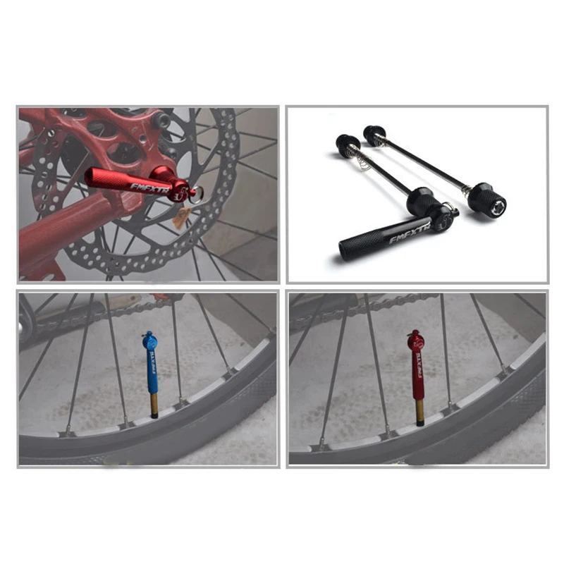 Fmfxtr Mtb Quick Release велосипедные ступицы Анти-кражи дорожный велосипед передний и задний вал штанги легкая, складная, алюминиевая сплав винты