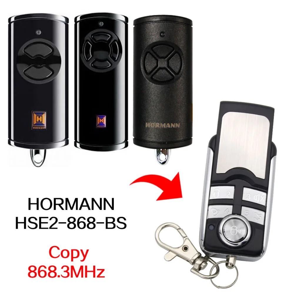 Пульт дистанционного управления HORMANN HSE2 HSE4 HSE5 868 BS пульт HSE 2 4 5 3 МГц для гаражных