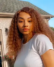 Marrón y rubia resaltar peluca mongol Afro rizado Pelo Rizado peluca pelucas de cabello humano para las mujeres 180 de densidad T parte de encaje peluca 13x6 6x1Remy