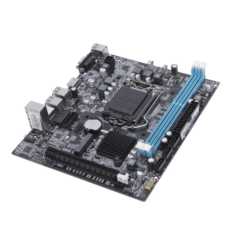 H110 Настольная компьютерная материнская плата Lga1151 Usb2.0 Vga Ddr3 поддержка 16 карт изображений Ddr3 обновление Usb3.0 Vga системная материнская плата