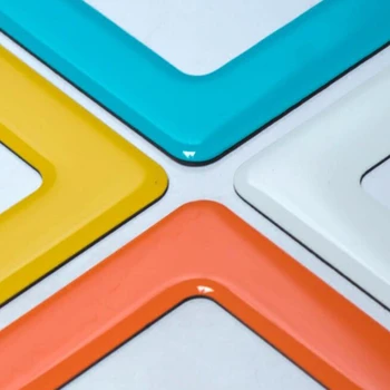 

Mixed Color 5 1 Set Wall-Mounted Crystal Double-Layer Magnetic Photo Wall Photo Frame Living Room Art Decoration