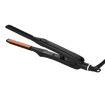 

Ultra-Thin Hair Straightener Curler Professional Ceramic Flat Iron for Short Hair Fast Styling Adjustable Tools