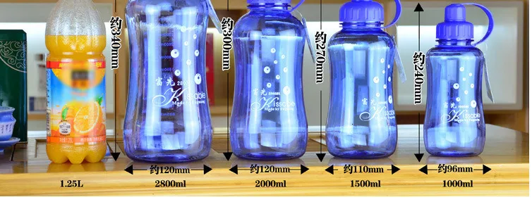 Fall Space Cup Portable Bring Cover Filter Screen Plastic Water Bottle Accessories High Capacity Student Movement Cup Drinkware