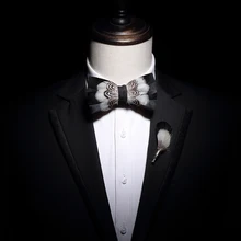 Новинка,, модное мужское высококачественное британское платье с перьями, набор деревянных ящиков для свадебных церемоний