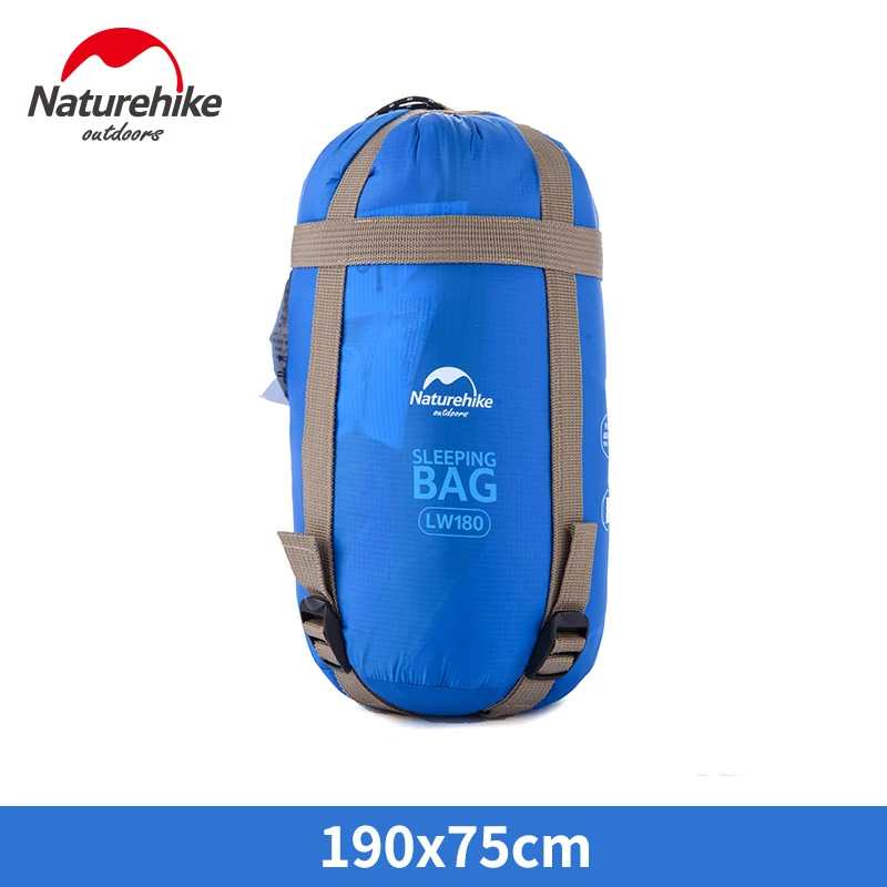 Naturehike 190x75 см мини Сверхлегкий конверт спальный мешок для весны, лета, осени, Открытый походный спальный мешок для альпинизма - Цвет: blue