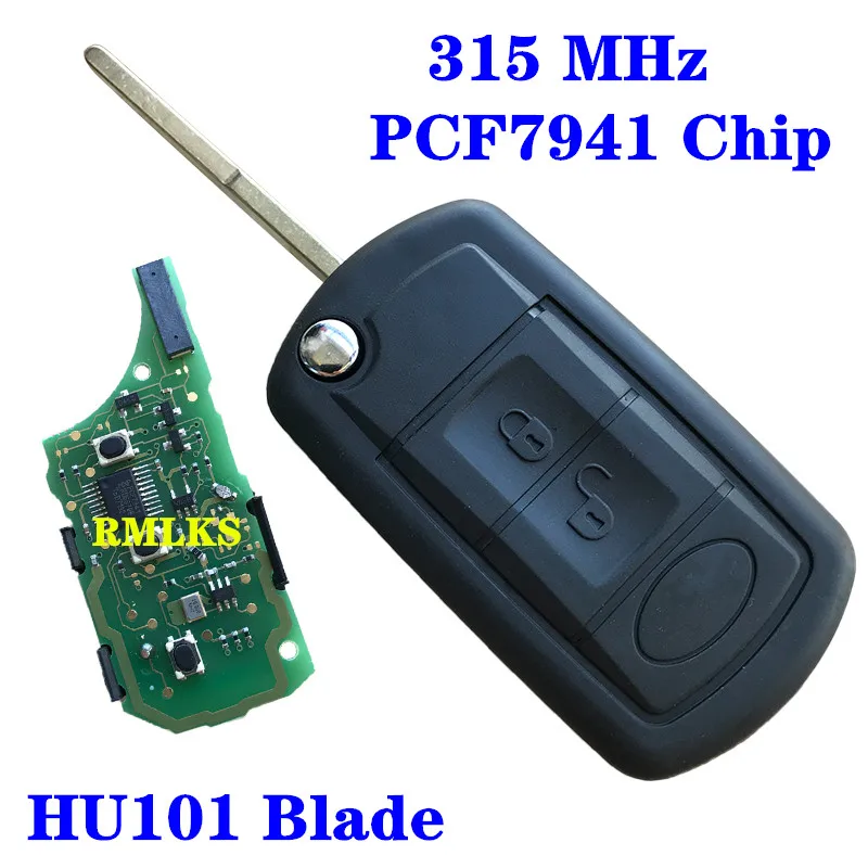 3 Buttons Flip Car Remote Key Fob 433Mhz 315Mh PCF7941 Chip For Land Rover For Range Rover LR3 Freelander Evoque Discovery Sport - Количество кнопок: 315Mhz