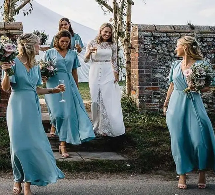 2019 сексуальные женские платья подружки невесты Robe long D'honneur свадебное платье для гостей длинное платье