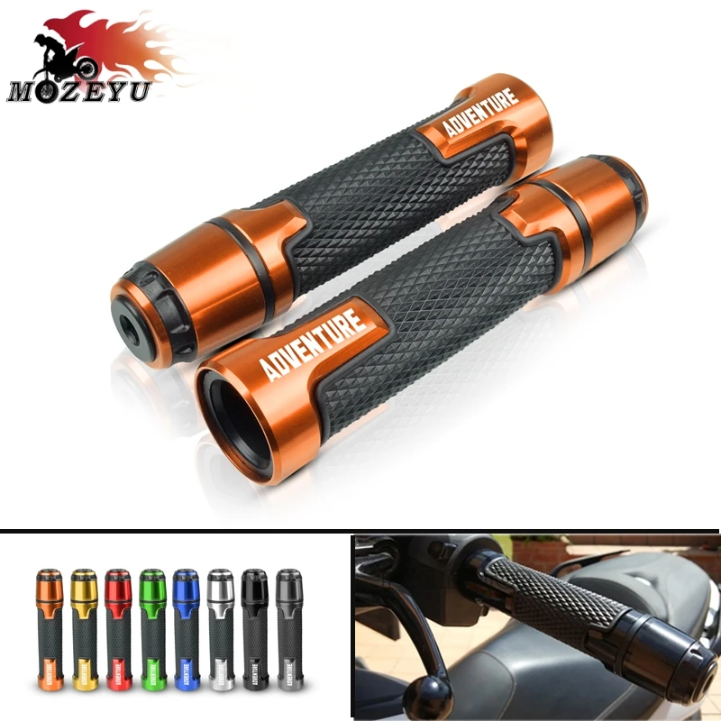 Для KTM 790 Приключения/R/S 7/8 ''22mm CNC Универсальный Ручки Мотоцикл рукоятка и заканчивается грипса на руль 690 1050 1090 1190 ADV/R