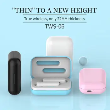 

True wireless hifi stereo audio Bluetooth headset HD call running fitness dual ear Bluetooth headset trend men and women