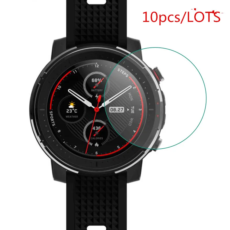 Закаленное стекло для защиты экрана Защитная пленка Xiaomi Huami AMAZFIT Stratos 3 Смарт-часы